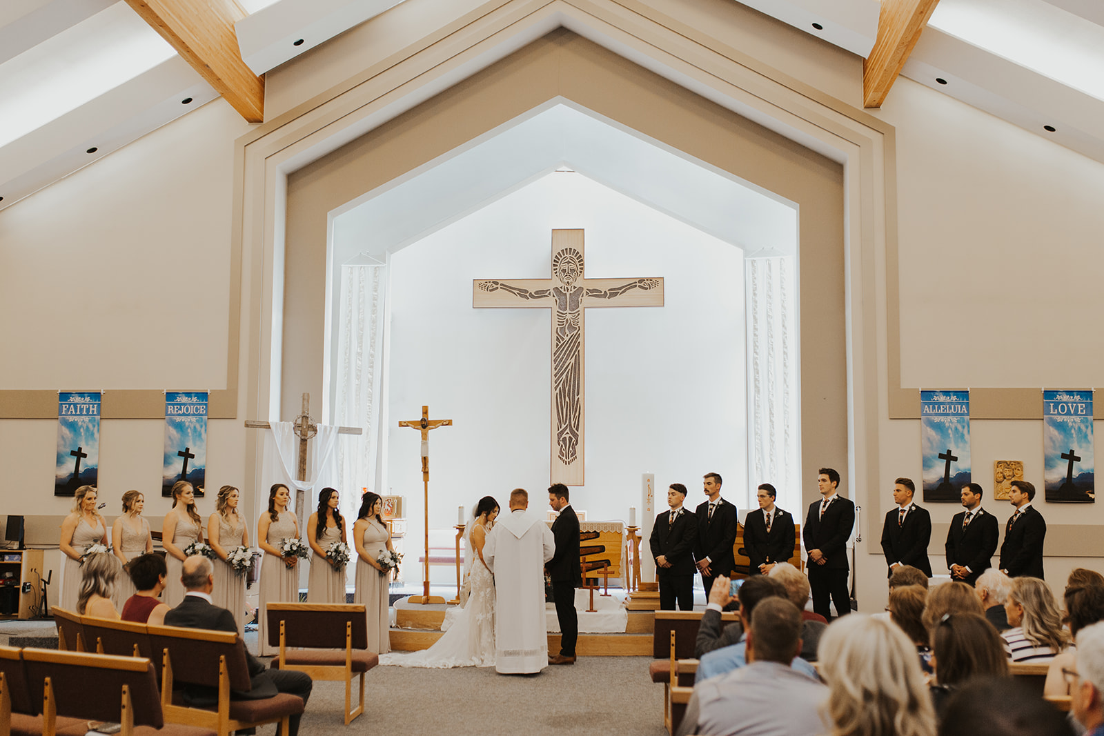 Alberta Church Wedding Ceremony