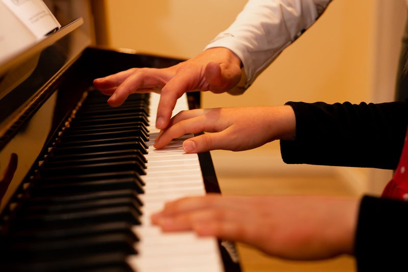 Edmonton branding photos of piano teacher