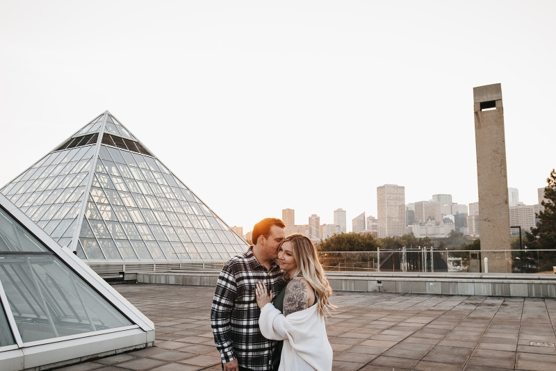 Top edmonton engagement photo locations at the Muttart Conservatory